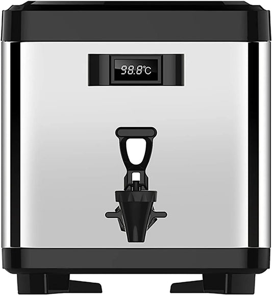 Heißwasserspender, Milchtee-Spender, Heißwasserbereiter, 6 L, Gastronomie, Edelstahl, für heiße und kalte Getränke, MTYUVOC