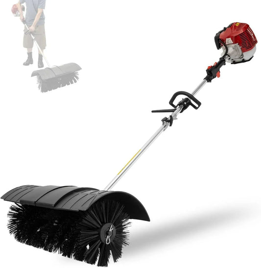 2-Takt Kehrmaschine, Schneefräse, Schneeräumgerät, Bodenkehrmaschine, 22,83 Zoll, 58 cm, für Staub Laub Schnee