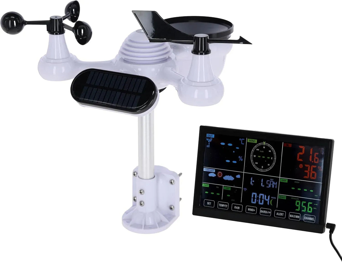 7-in-1 Wetterstation, Funkwetterstation, WLAN, Kerbl